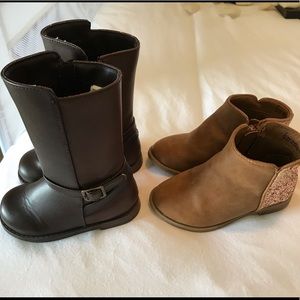 Toddler girl size 8 boots